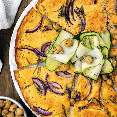 Ligurian Farinata Flatbread